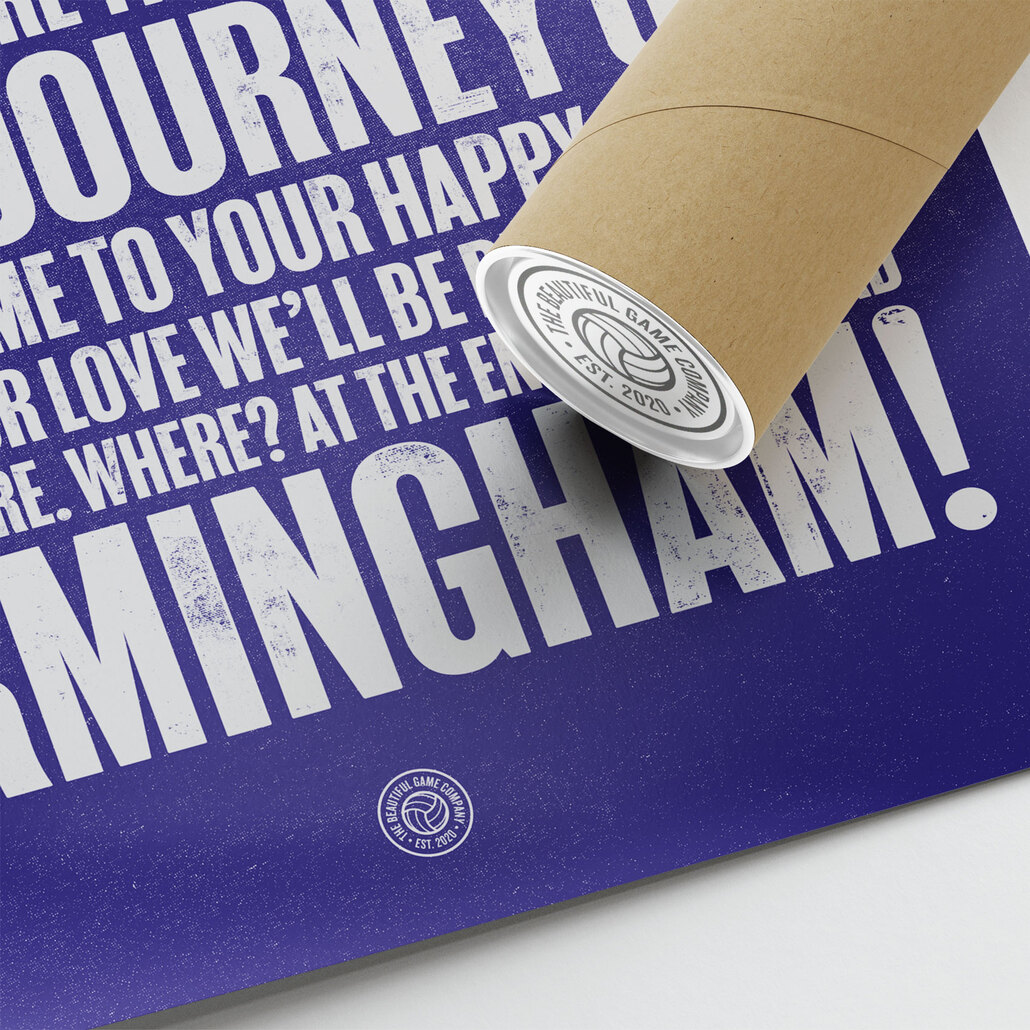 Birmingham City Long Road Football Song Print