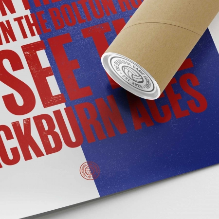 Blackburn Aces Football Song Print