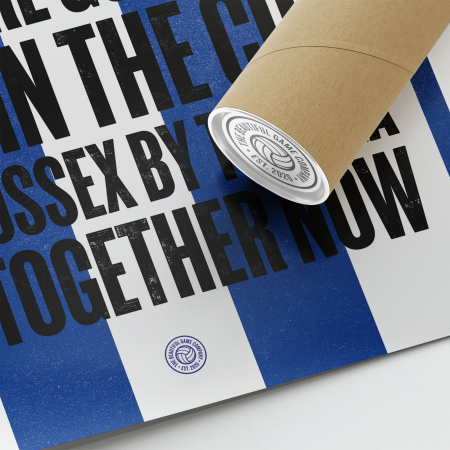 Brighton My Sussex Football Song Print