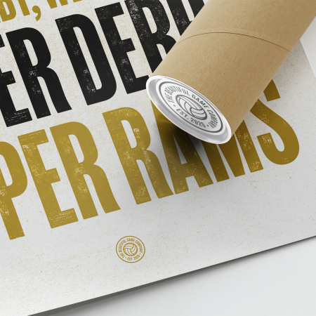 Derby Super Rams Football Song Print