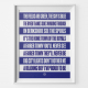 Reading Fields Are Green Football Song Print