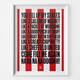 Sheffield United Greasy Chip Butty Football Song Print