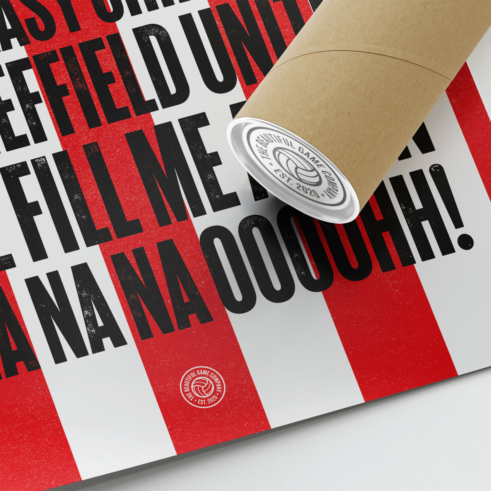 Sheffield United Greasy Chip Butty Football Song Print