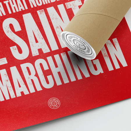 Southampton Marching Football Song Print