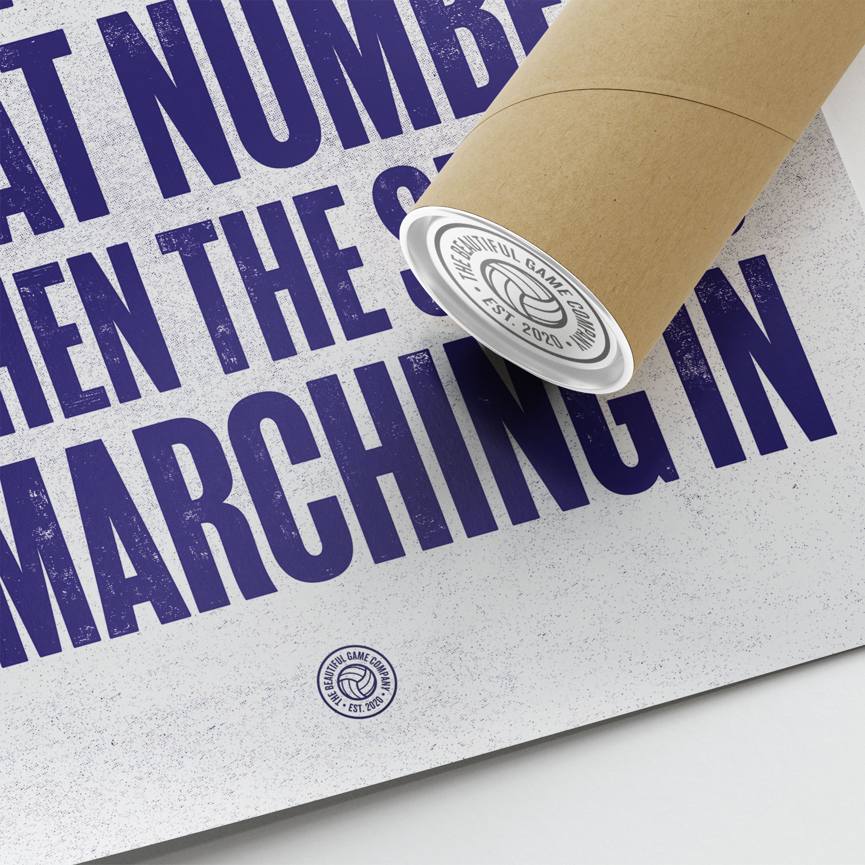 Tottenham Hotspur Marching in Football Song Print