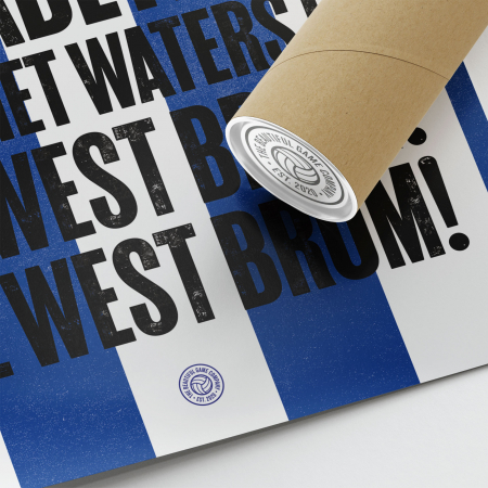 West Bromwich Albion The Lord is our Shepherd Football Song Print