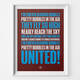 West Ham United Blowing Bubbles Football Song Print