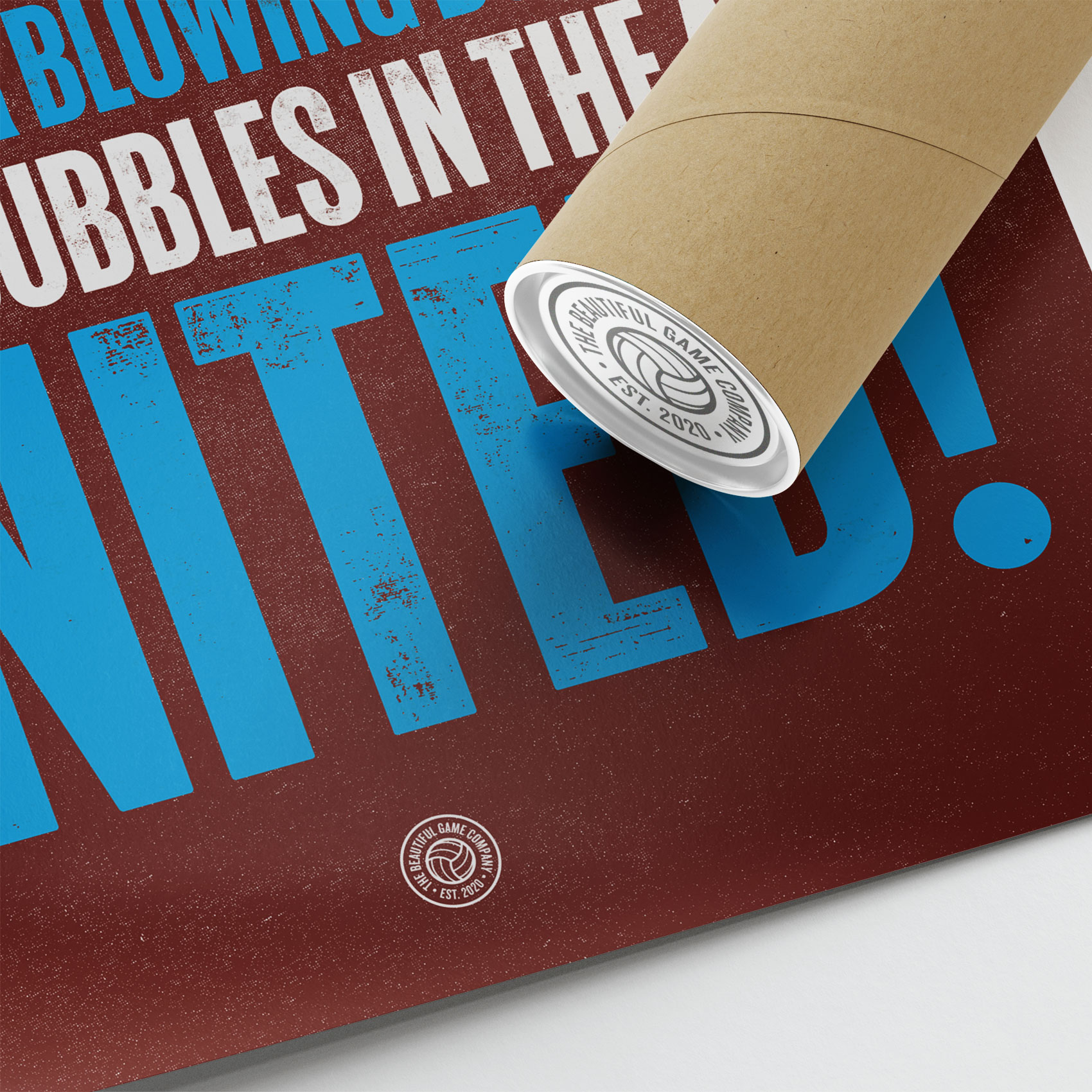 West Ham United Blowing Bubbles Football Song Print