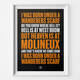 Wolverhampton Wanderers Scarf Football Song Print