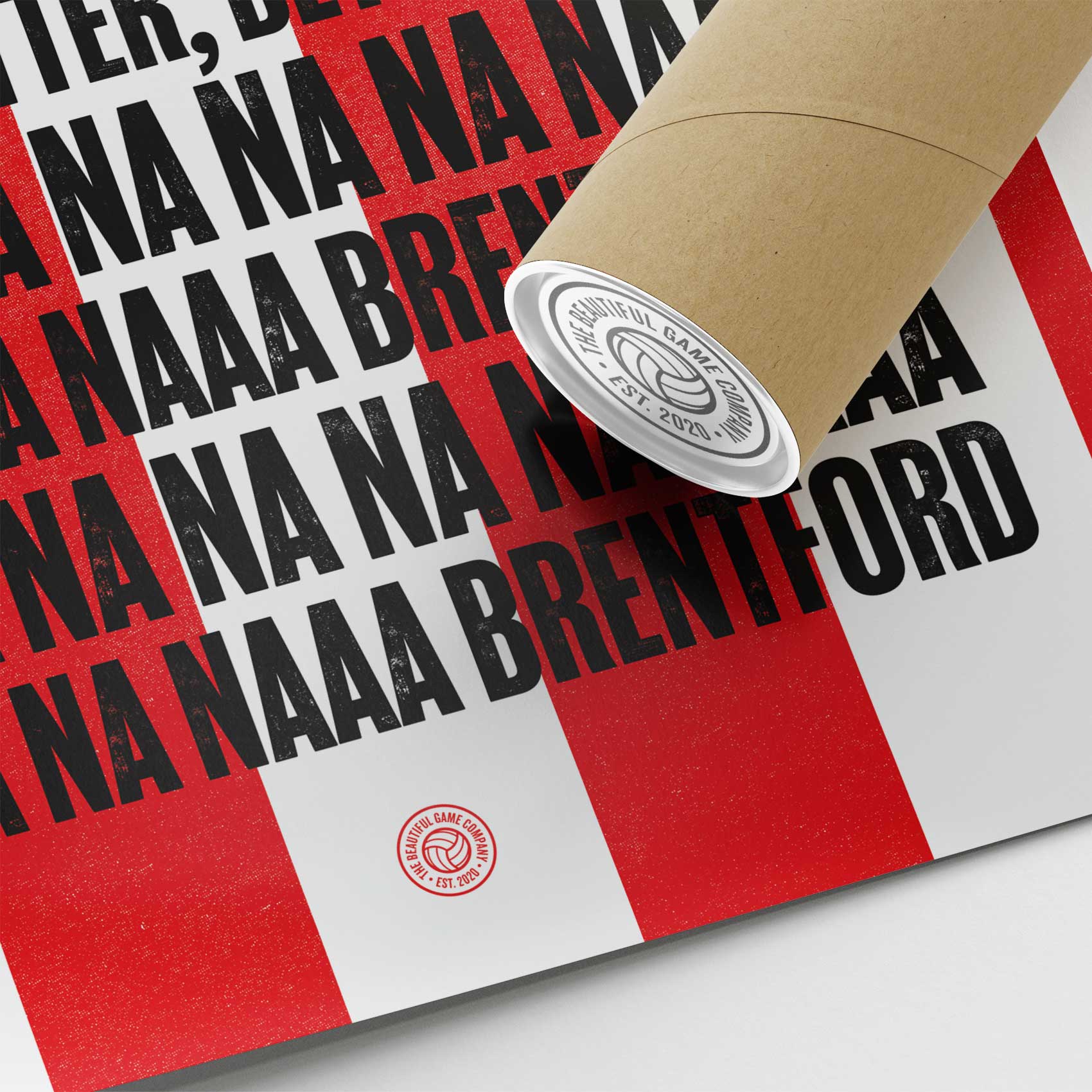 Brentford Hey Brentford Football Song Print