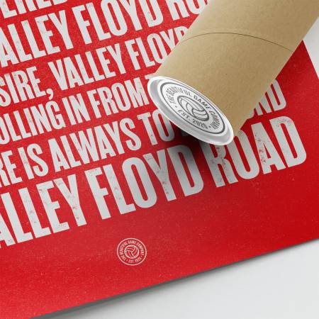 Charlton Valley Floyd Road Football Song Print