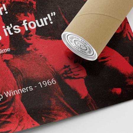 England 1996 World Cup Football Quote Print