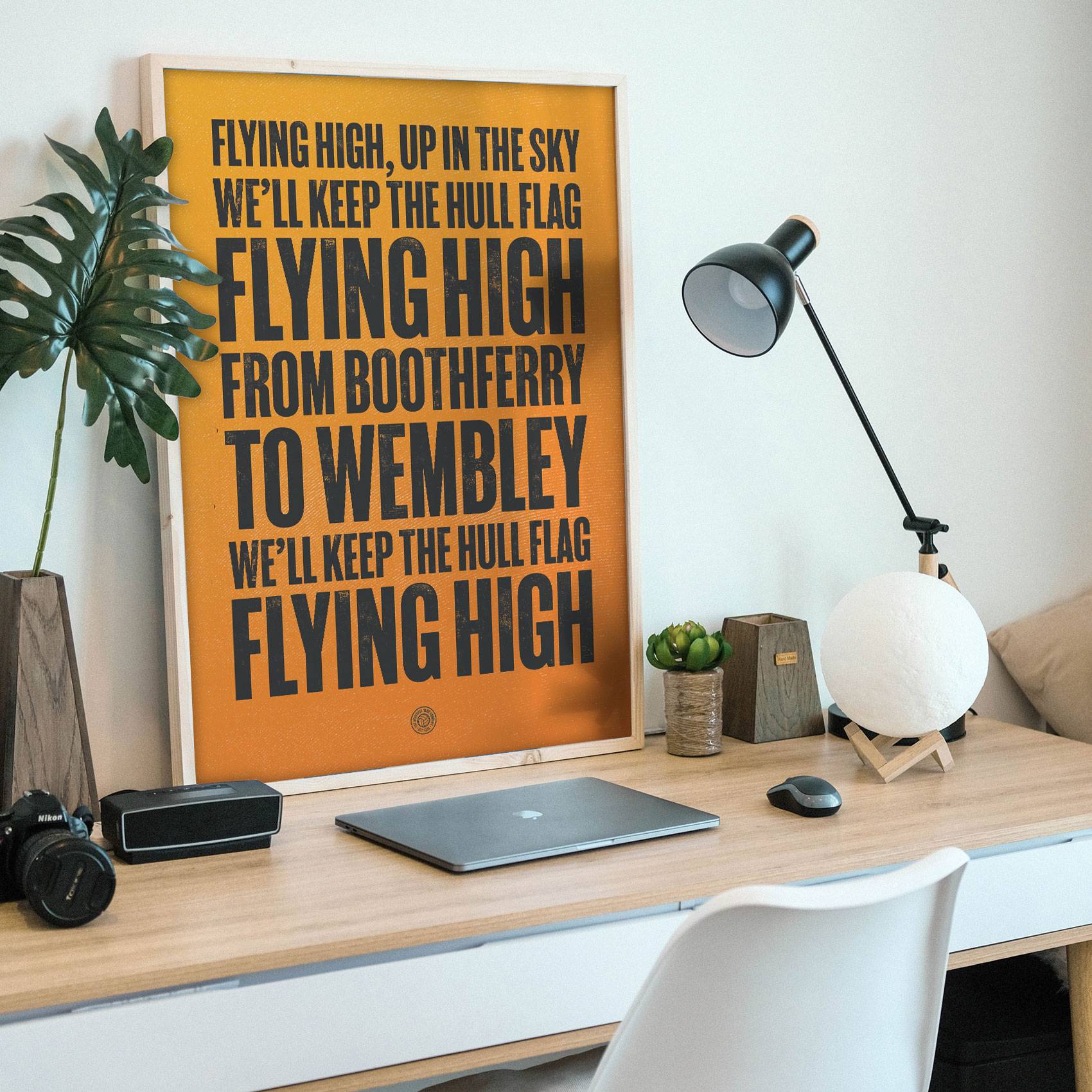 Hull City Flying High Football Song Print