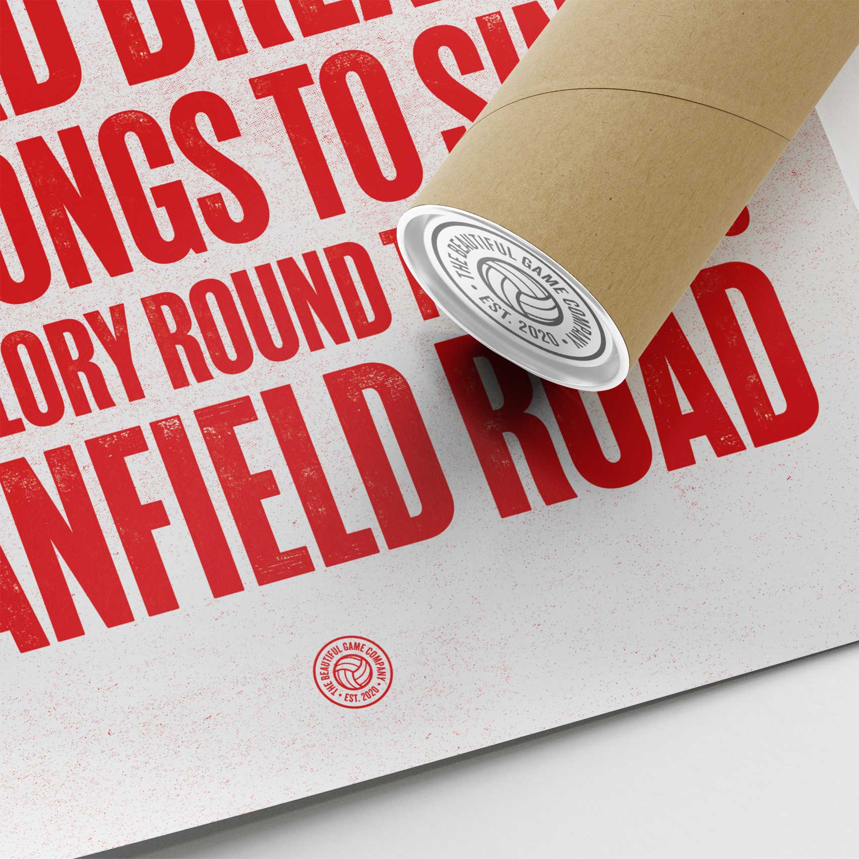 Liverpool Anfield Road Football Song Print