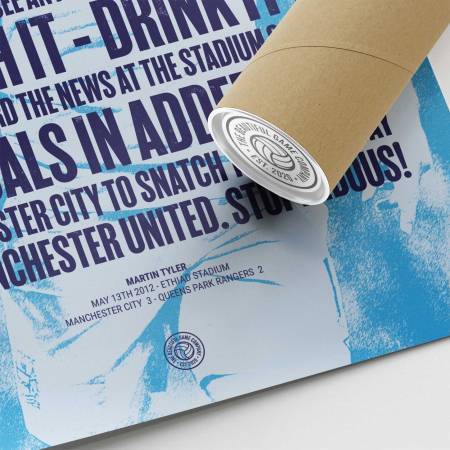 Manchester City Agueroooo Football Song Print