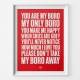 Middlesbrough My Boro Football Song Print