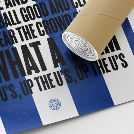 Colchester Up the U's Football Song Print