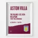 Aston Villa Football Stadium Print