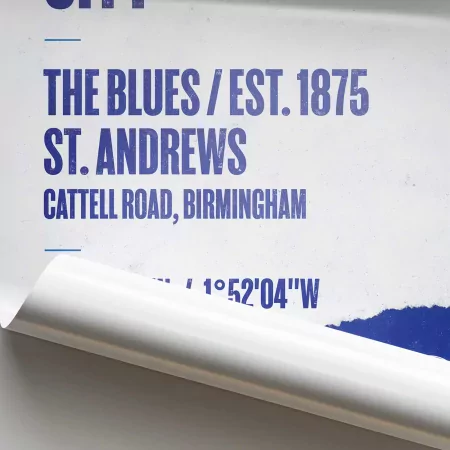 Birmingham City Football Stadium Print