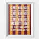 Bradford City Football Song Print