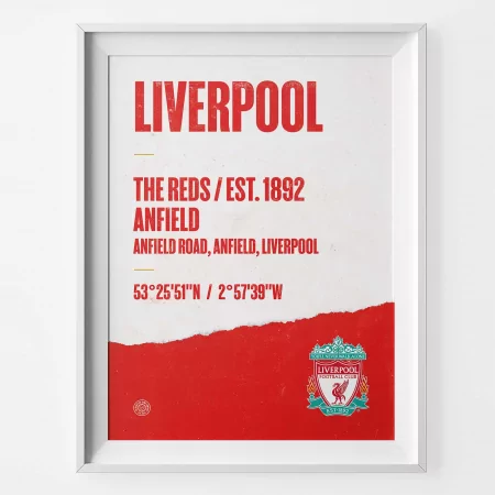 Liverpool Football Stadium Print