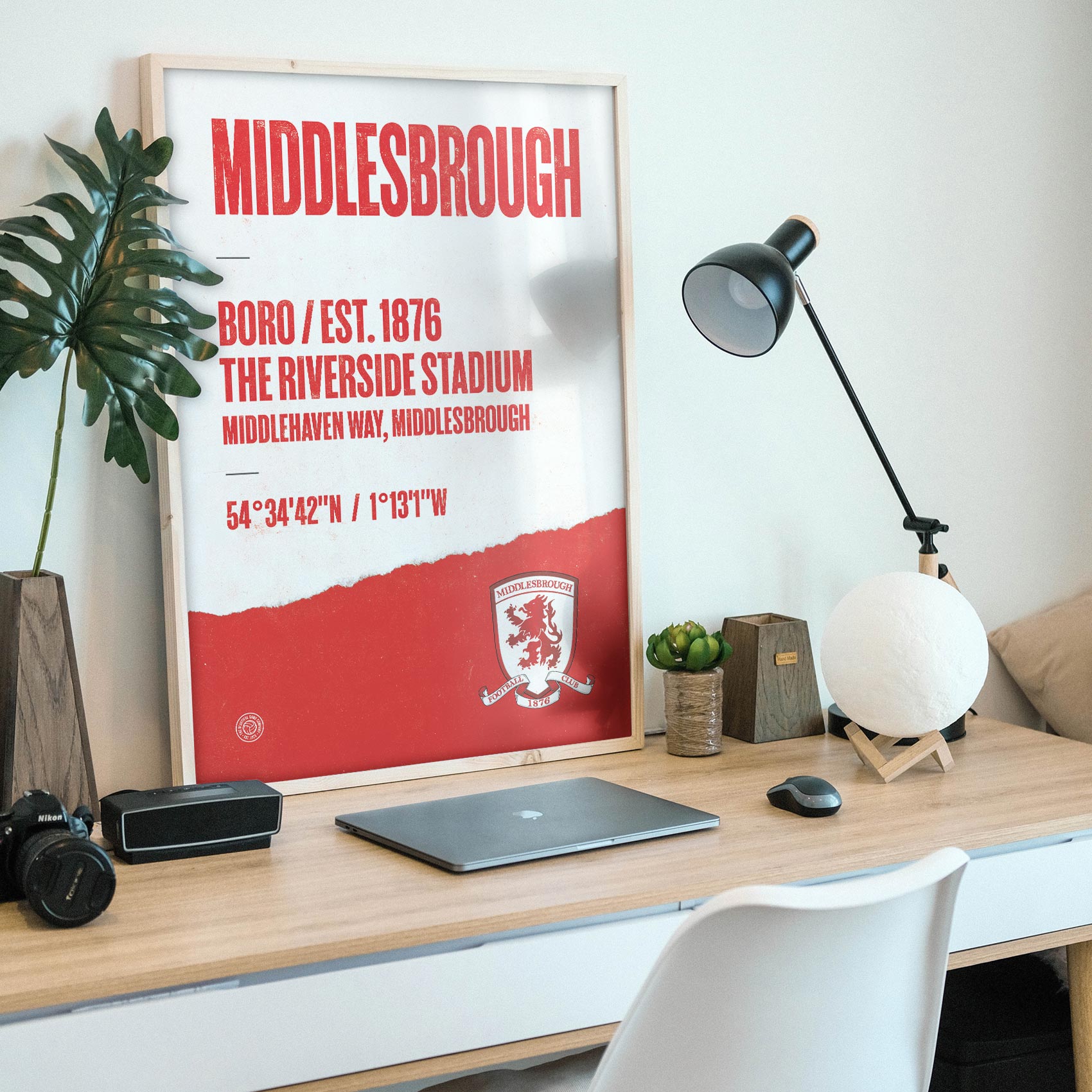 Middlesbrough Football Song Print