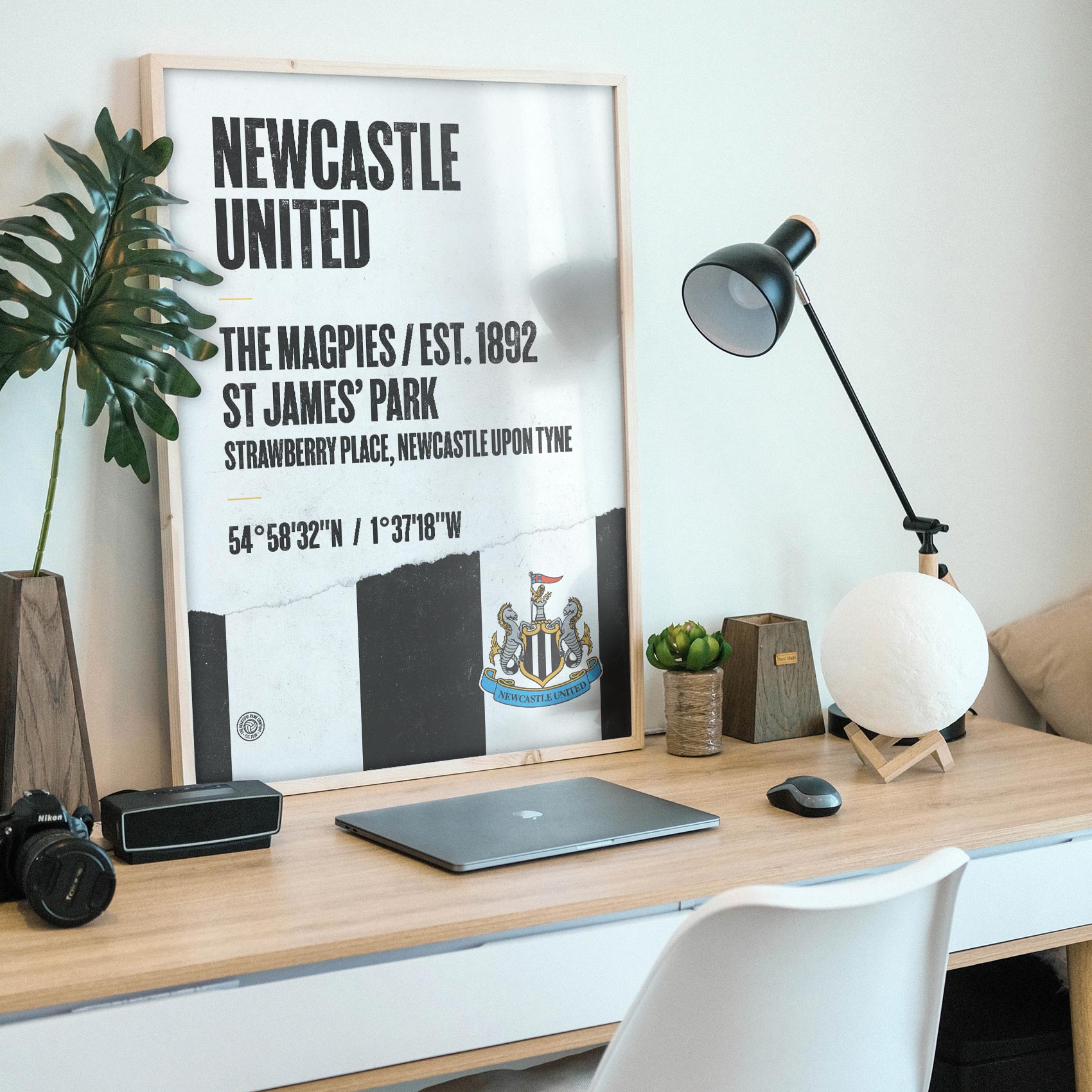 Newcastle United Football Stadium Print