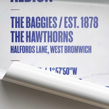 West Bromwich Albion Football Stadium Print