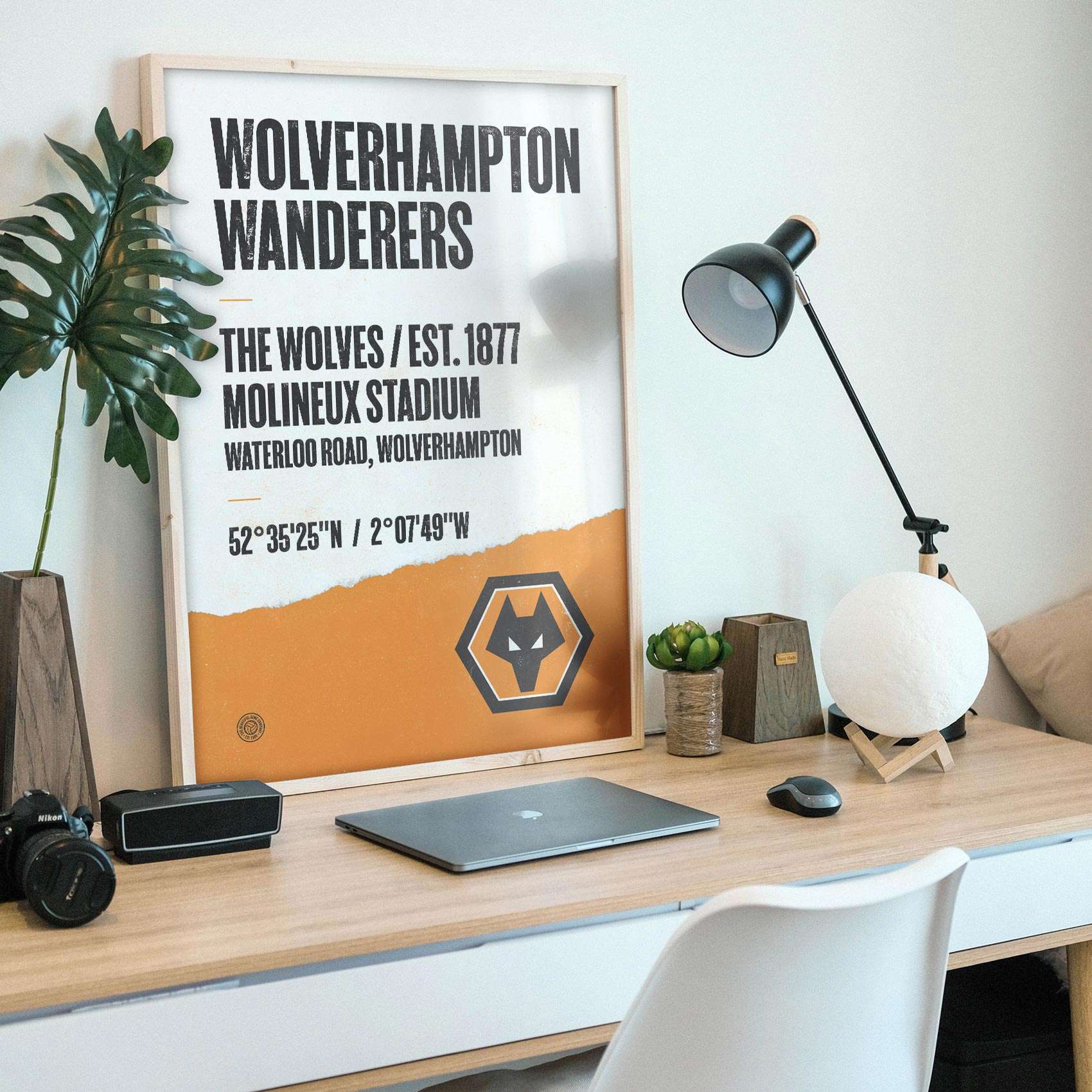 Wolves Football Stadium Print